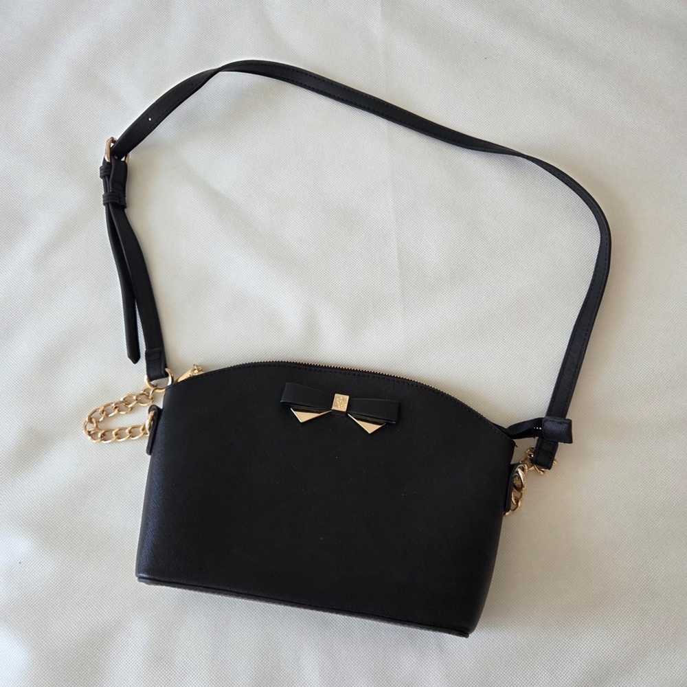 Anne Klein Black Crossbody Bag